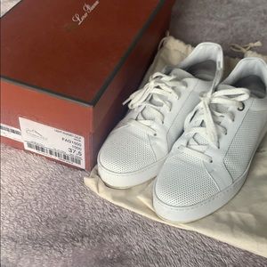 Loro Piana Nuages calf white sneakers